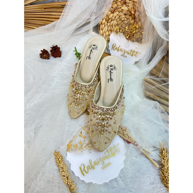 sepatu wedding FREYA 7cm chunky