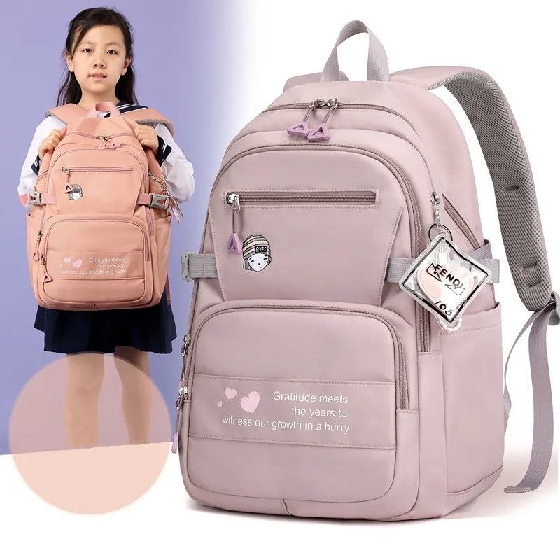 Ransel Sekolah Siswa Menengah Pertama Untuk Anak Perempuan  Tas Bahu Tas Kawaii Wanita Ransel Travel Kapasitas Besar Tas Kasual