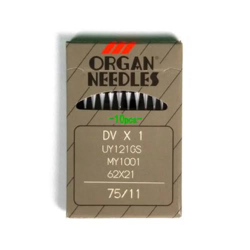 Jarum Jahit Mesin Overdeck DVx1 - ORGAN Original Japan