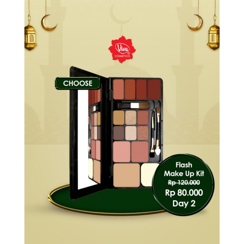 Make Up Makeup Kit Viva Cosmetics Classic Romantic Fantasia Bedak Eyeshadow Blush On Lipstick