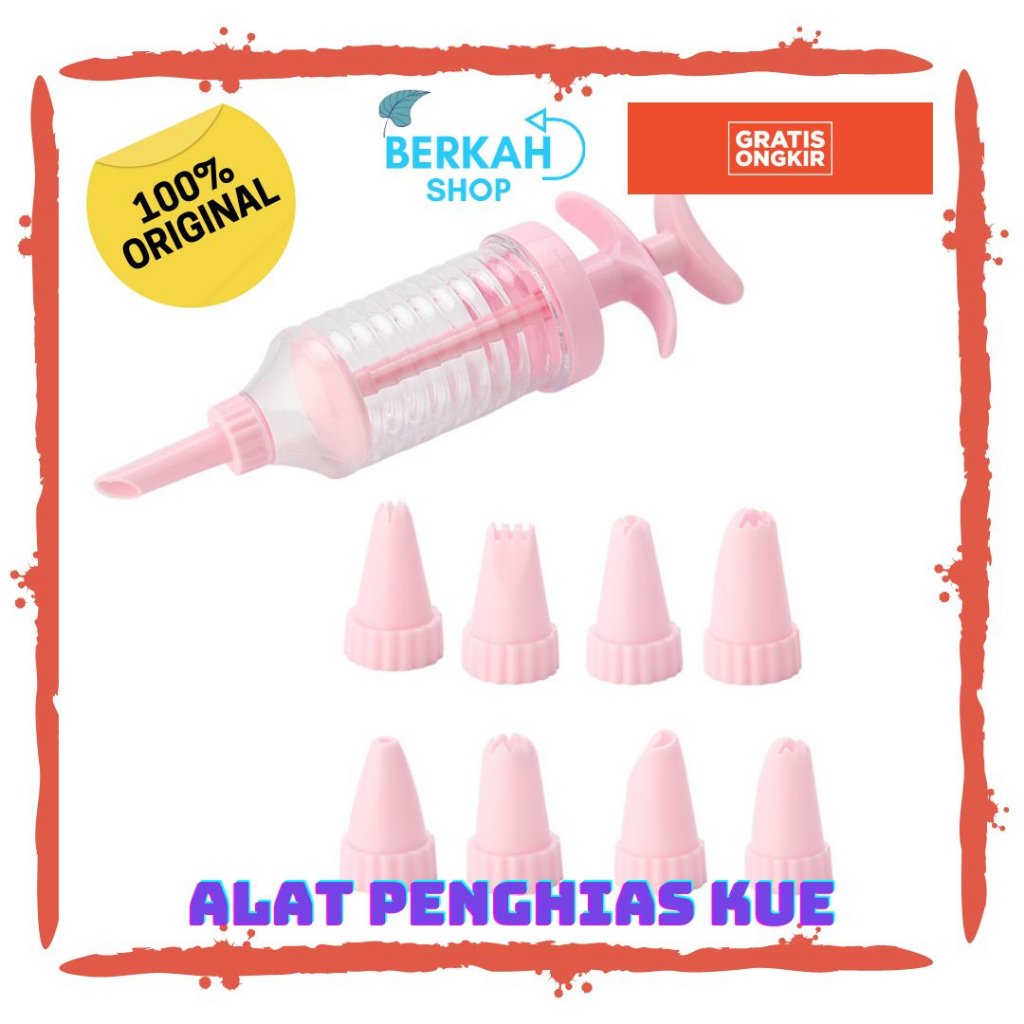 Cake Decoration Set 8 in 1 alat penghias kue kering/ alat hias kue ulang tahun