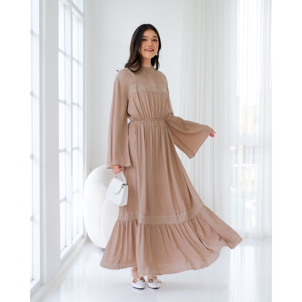 Myrubylicious ZORAIDA MAXI DRESS| DRESS WANITA | DRESS RAYON | DRESS BORDIR