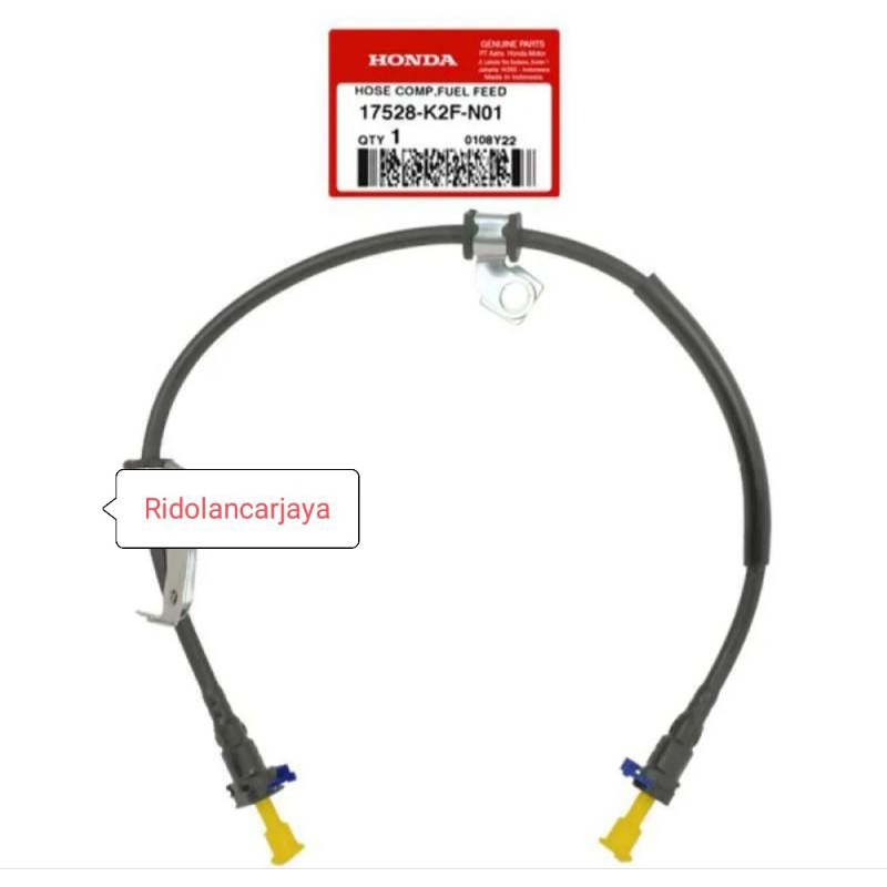 SELANG BENSIN HOSE COMP FUEL FEED SELANG INJEKTOR SCOOPY ESP K2F 17528K2FN01 / 17651 K1A N01