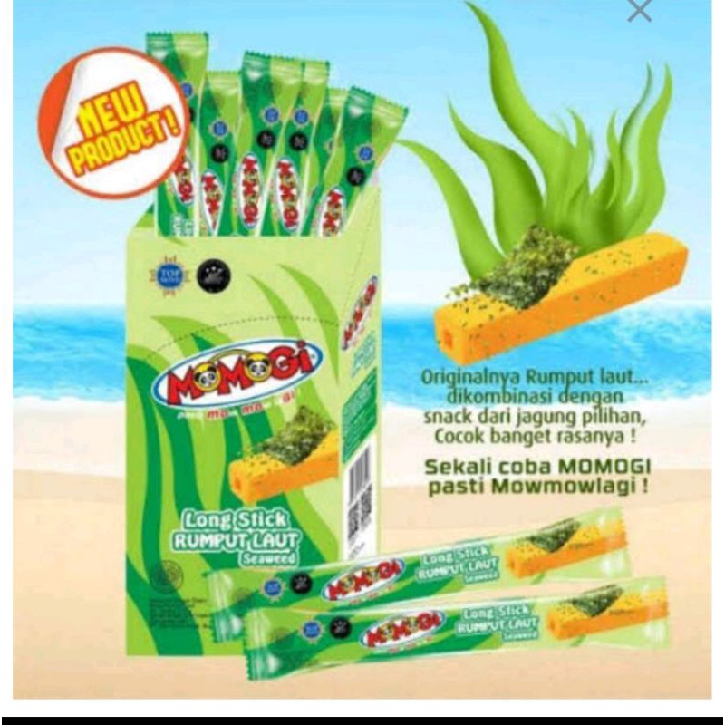 

Momogi Long Stick Rumput Laut 1 Pack isi 10 Pcs