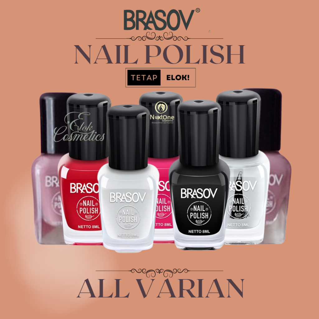 ❤️ BRASOV ❤️ KUTEK CAT KUKU ORIGINAL BPOM | NAIL POLISH NUDE COLOR | CAT KUKU BRASOV | PEWARNA KUKU 