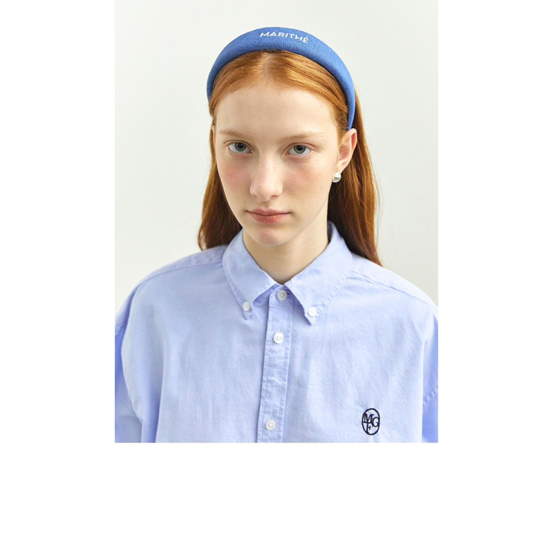 MARITHE FRANCOIS GIRBAUD - DENIM Logo Hair Band