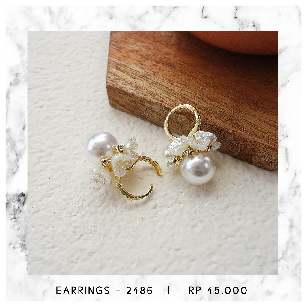 ANTING BUNGA MUTIARA - 2486