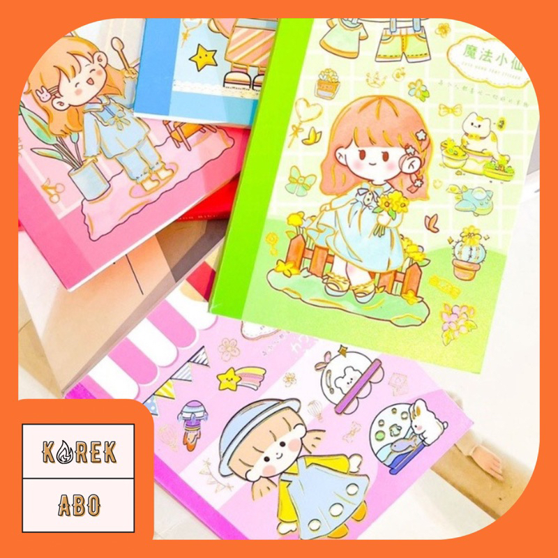 

[COD] Buku Stiker A6 KL-38 Stiker Lucu Anti Air Kreatifitas Anak Stiker Viral Stiker Senmu