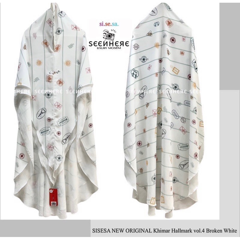 [SALE] KHIMAR HALLMARK VOL#4 SISESA BROKEN WHITE