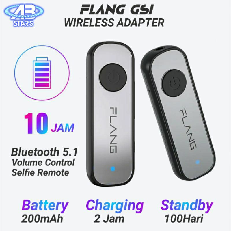 FLANG GS1 Wireless Bluetooth 5.0 Audio Adapter 3.5mm Jack AUX Audio Bluetooth Stereo Receiver For Ca