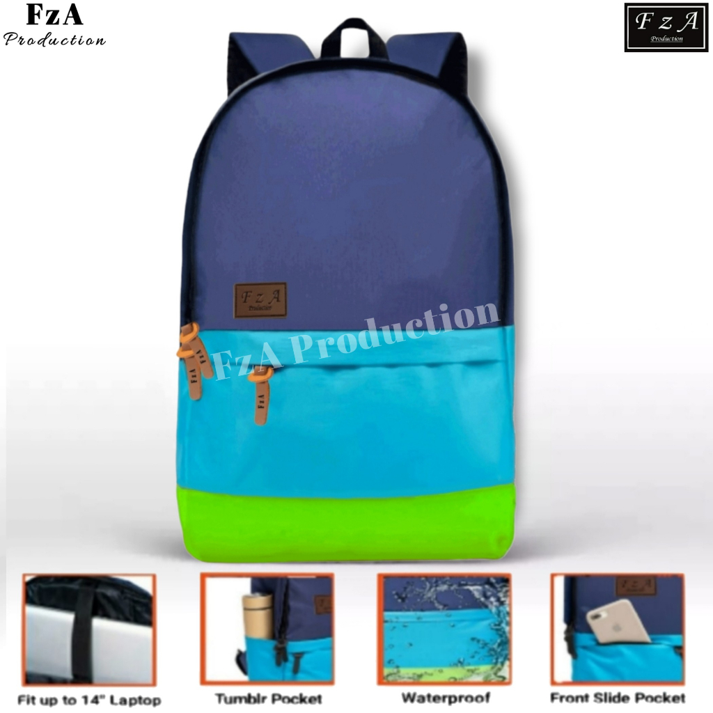 FzA Official - Tas Ransel Punggung Distro Casual Pria Wanita / Tas Ransel Laptop Backpack Original - NBSL