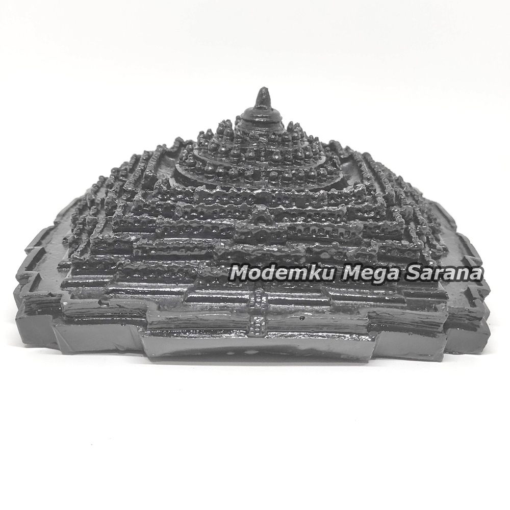 Miniatur Candi Borobudur Fiberglass 18x18x8cm