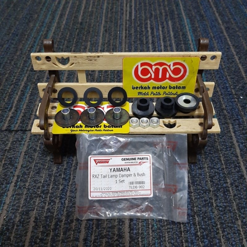 Yamaha RXZ Millenium karet mur bush ring lampu belakang tail lamp damper and bush