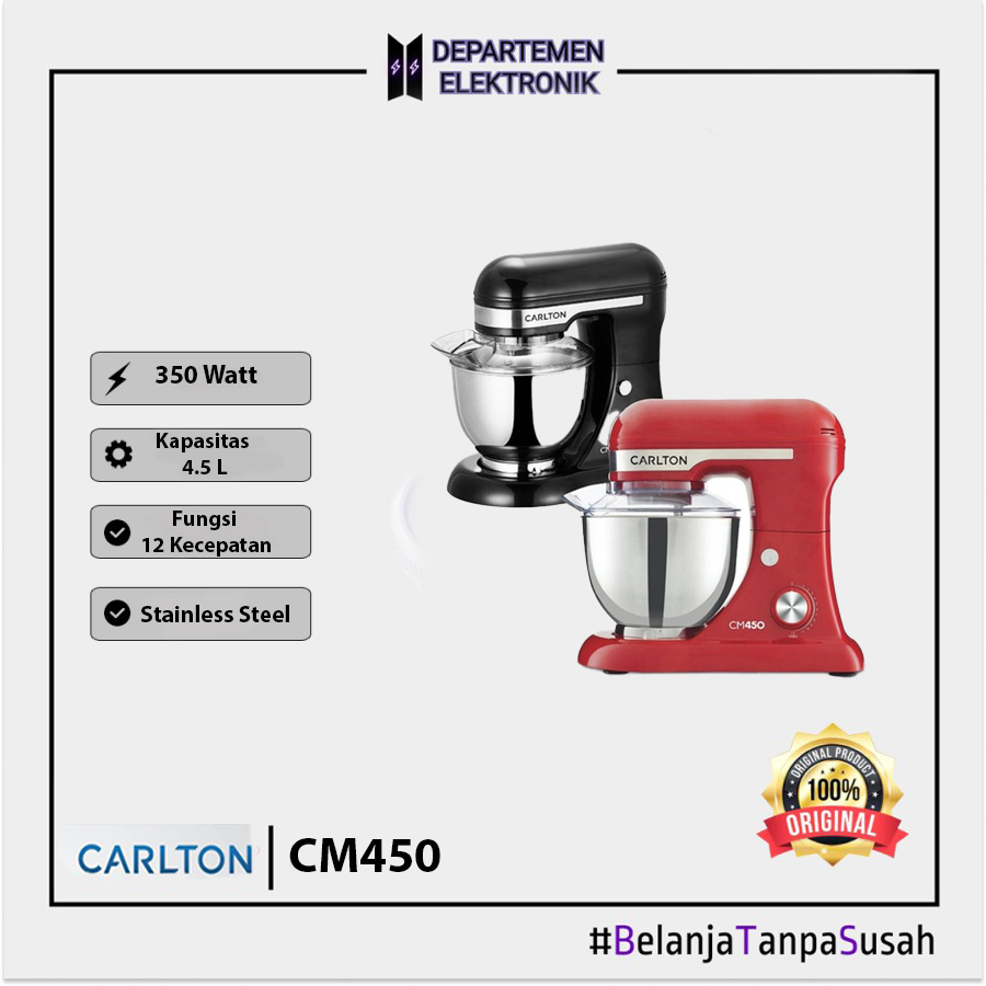 MIXER ELECTRIC CARLTON CM450 4.5LT GARANSI RESMI