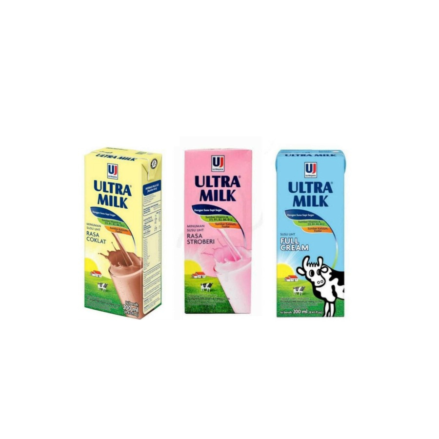 

Susu Ultra Milk UHT 200ml 1 pcs