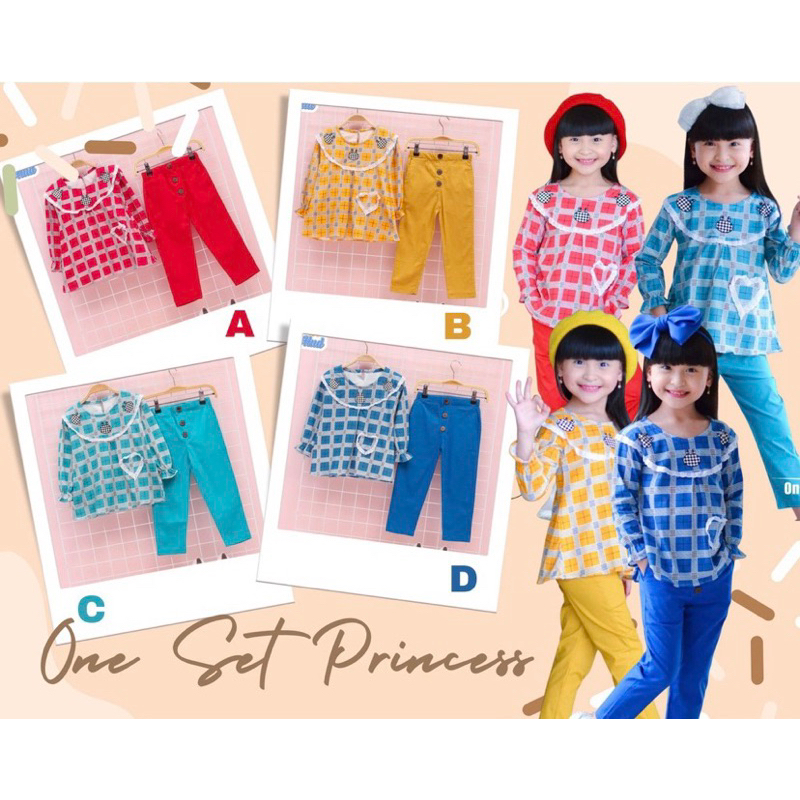 Setelan anak Perempuan BabyHud Bayi One Princess