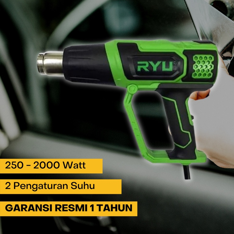 Heat Gun Hot Mesin Pemanas Blower RYU RHG 600-3