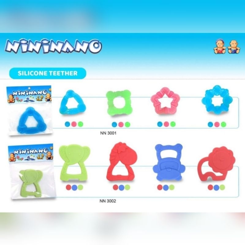 Nininano Silicon Teether SNI Murah Gigitan Bayi