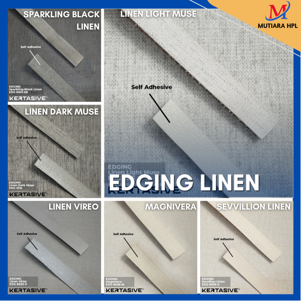 EDGING LINEN SERIES - PVC INTERIOR EDGING KERTASIVE