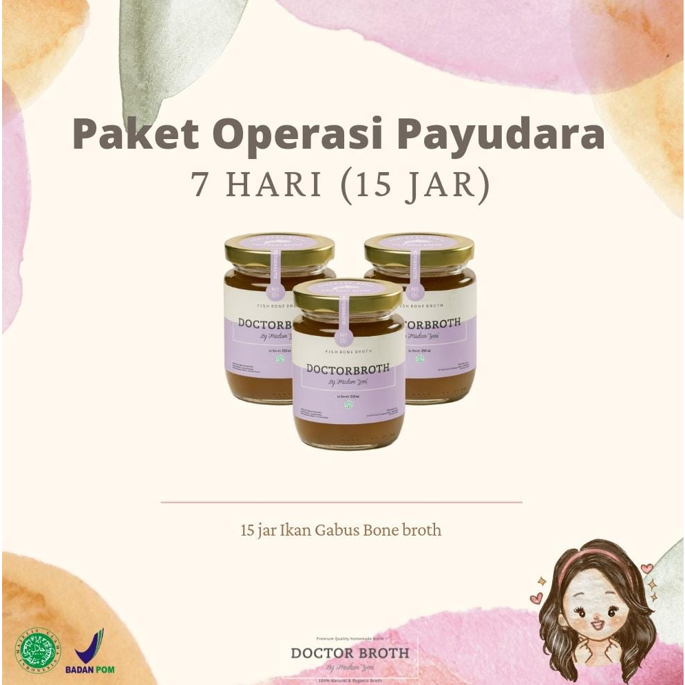 paket pasca operasi payudara (mempercepat penyembuhanan bekas jahitan)