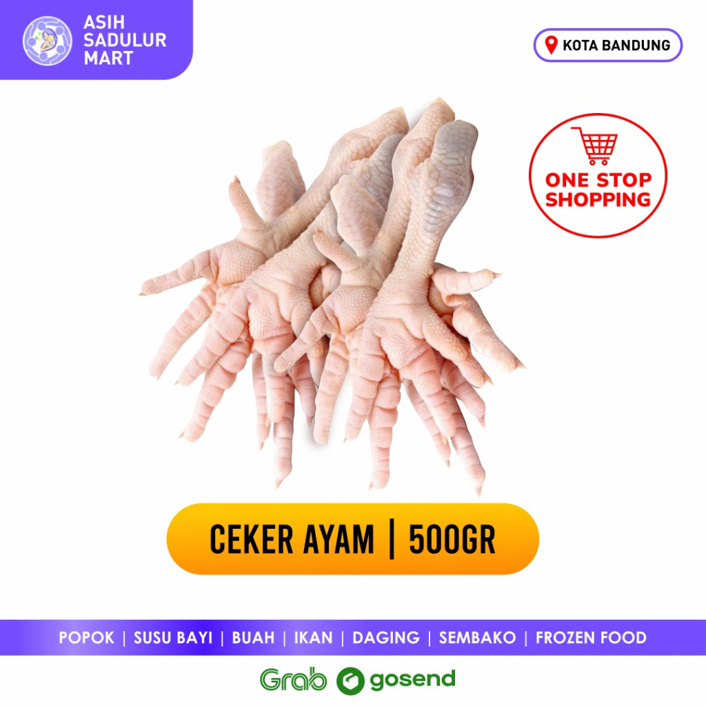 Ceker Ayam 500gr Fresh Bandung