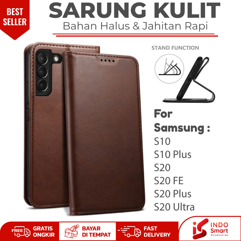 Case Samsung S10 S10+ S20 S20+  / Samsung S10 Plus S20 Plus S20 FE S20 Ultra Casing Hp Dompet Wallet