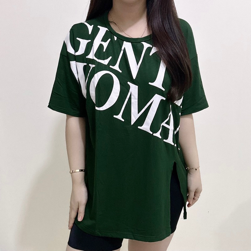 Kaos Oversize Wanita XXL Gentle | Tshirt Tumblr Tee | Maimon Grosir