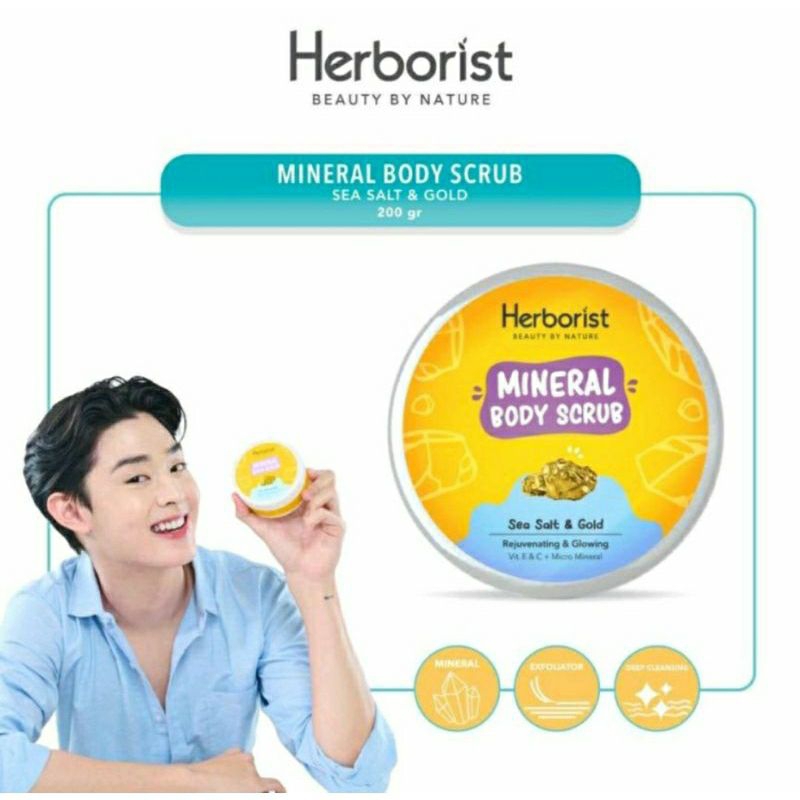 HERBORIST MINERAL BODY SCRUB 200GRAM ORIGINAL