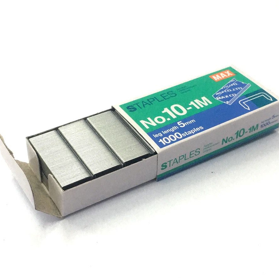 

Staples / Steples / Isi Stapler / Hekter / Jepretan / Jetrekan Kecil Max No. 10 - 1M