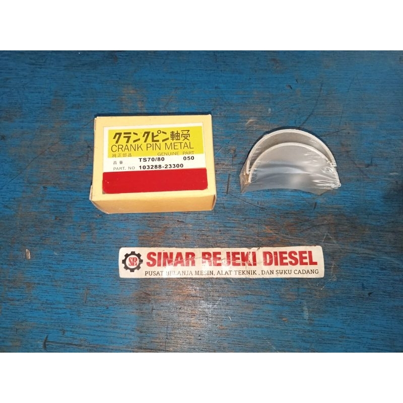CPM Crank Pin Metal Metal Jalan Yanmar TS70 TS80 Oversize OS 0,50 0.50