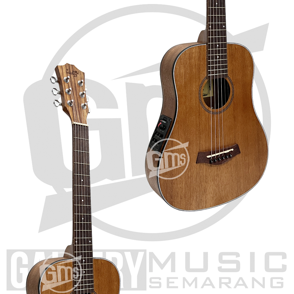 ORIGINAL!!! Gitar Akustik Elektrik ¾ Import Merk Cowboy GW-120 NA GW 120NS 3/4 3per4 Fishman