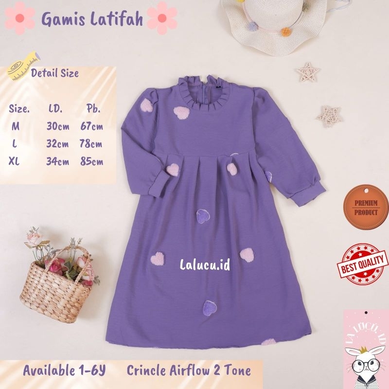 gamis pompom