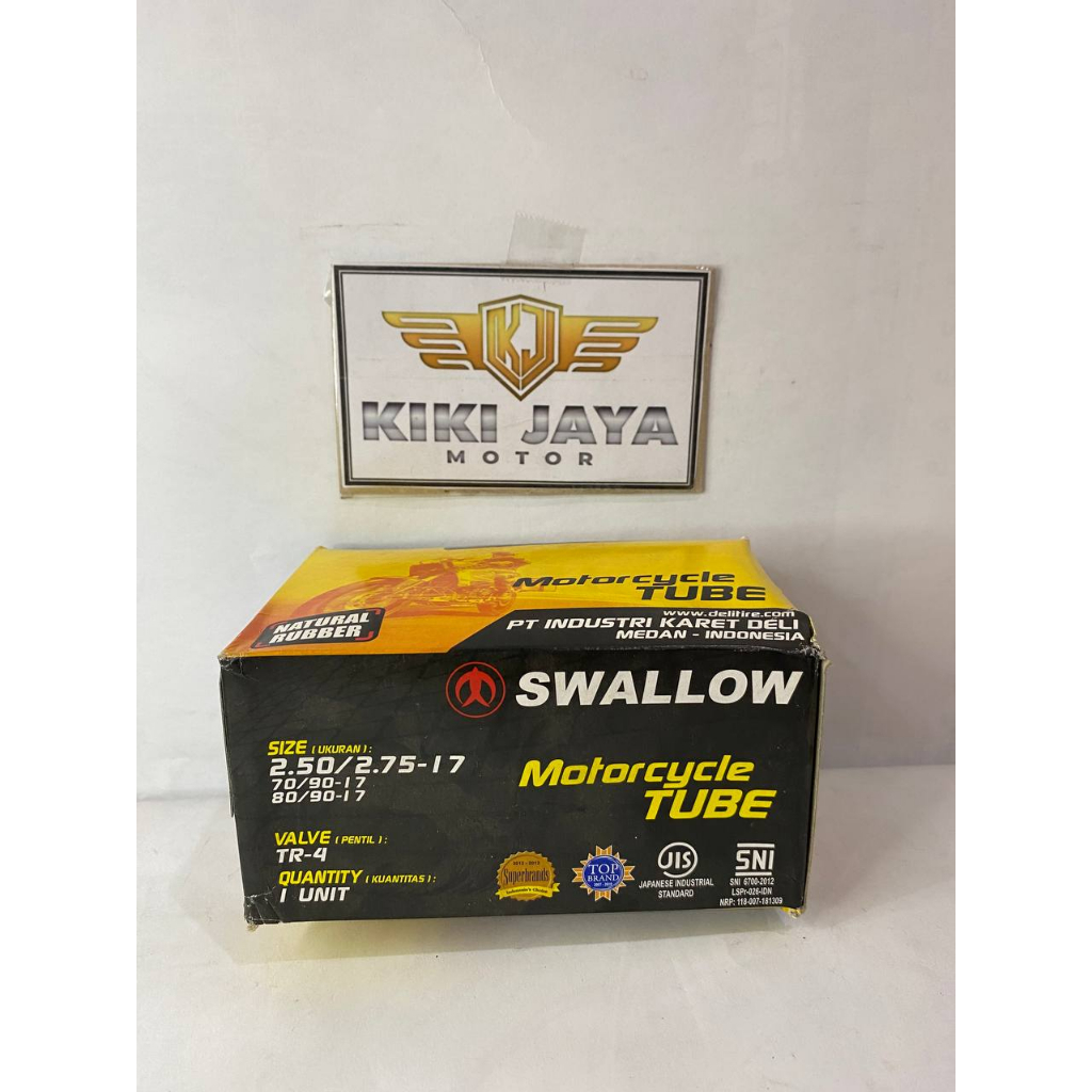 BAN DALAM SWALLOW 250/275 17 BAN DALEM MOTOR SWALOW