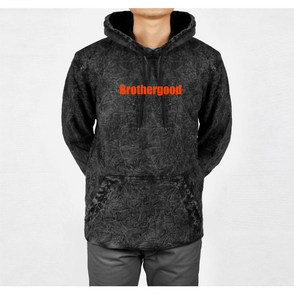 ( Brothergood ) Jaket Hoodie Washing Distro Motif F.Brothergood 002 | Sweater Hoodie Sandwash | Jumper Sweater Hoodie Pria-Wanita Sandwash