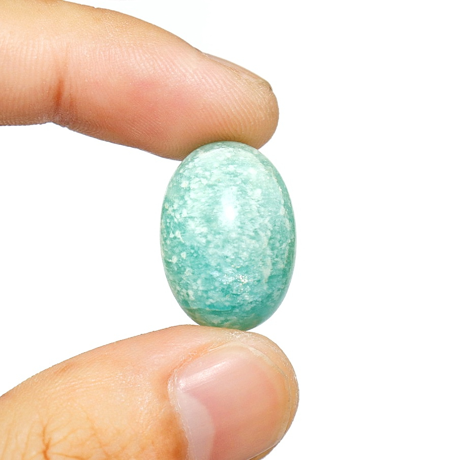 Natural Batu Permata Blue Tosca Amazonite