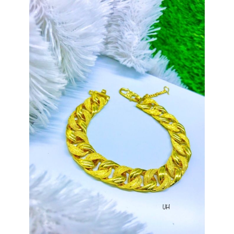 Gelang rantai fashion cewek cop 916 lapis emas 01050