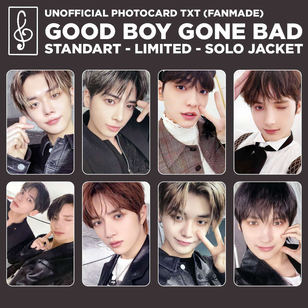 [REPLIKA TXT] GOOD BOY GONE BAD PHOTOCARD UNOFFICIAL