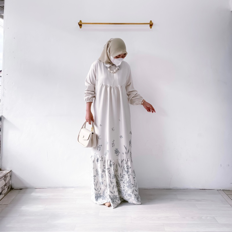 YERIN DRESS | GAMIS LEBARAN WANITA PAKAIAN KONDANGAN MUSLIMAH CEWEK