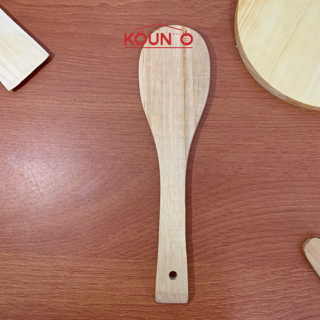 Sutil Sodet Susuk Spatula Kayu Pinus Premium Perlengkapan Rumah