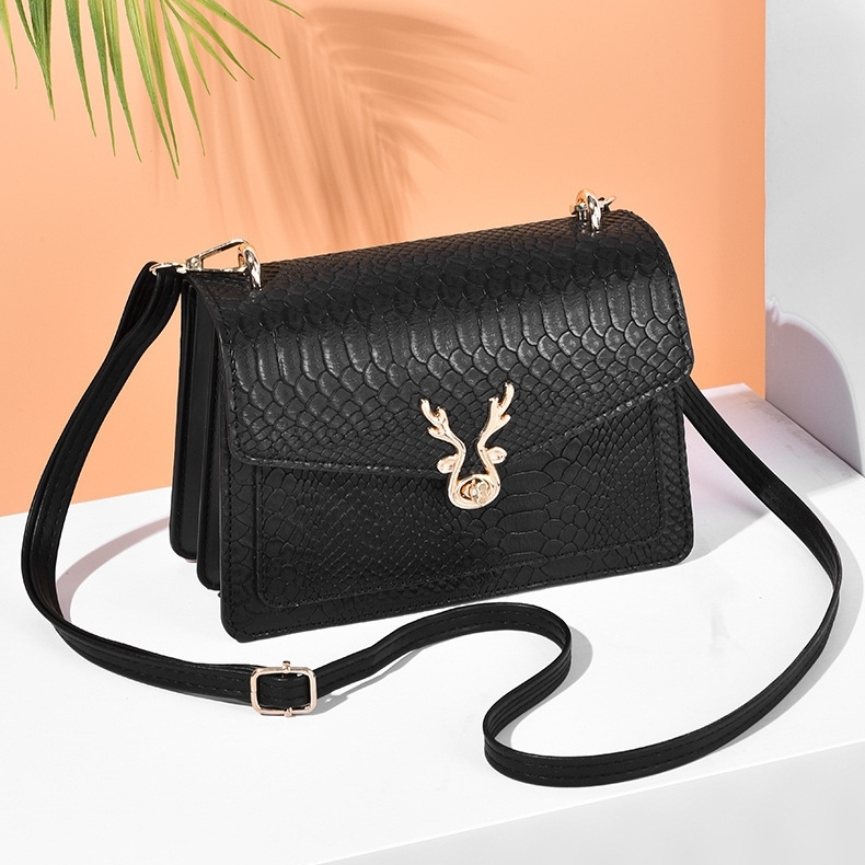 TAS SELEMPANG WANITA IMPORT PREMIUM CEWEK KEKINIAN MURAH FASHION PESTA KULIT HITAM PEACHY TERBARU TA783B5 SIMPLE SLING BAG KOREA BRANDED REMAJA CASUAL