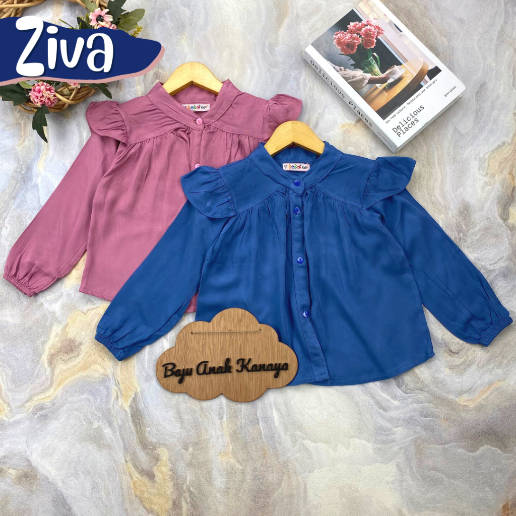 2-5th BLOUSE ANAK PEREMPUAN ZIVA ATASAN ANAK PEREMPUAN