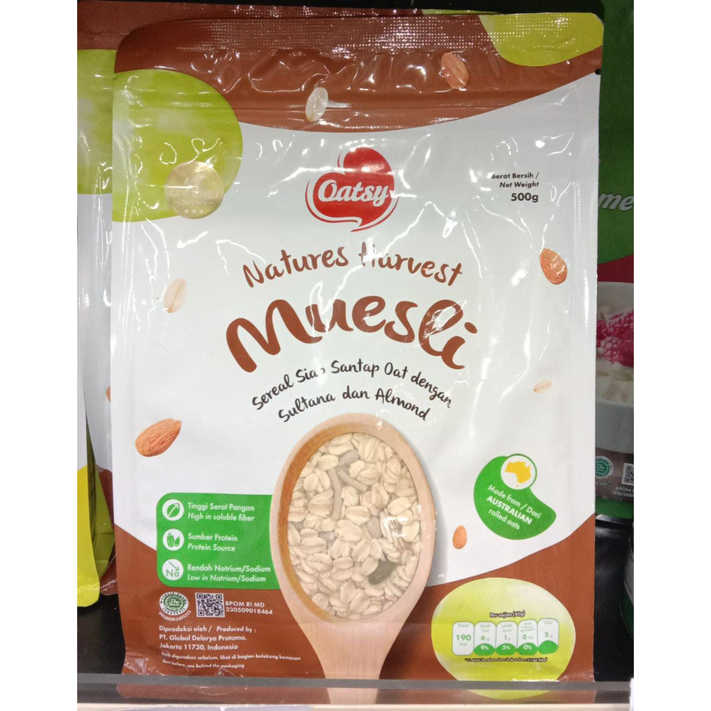 

Oatsy naturea Harvest 500g