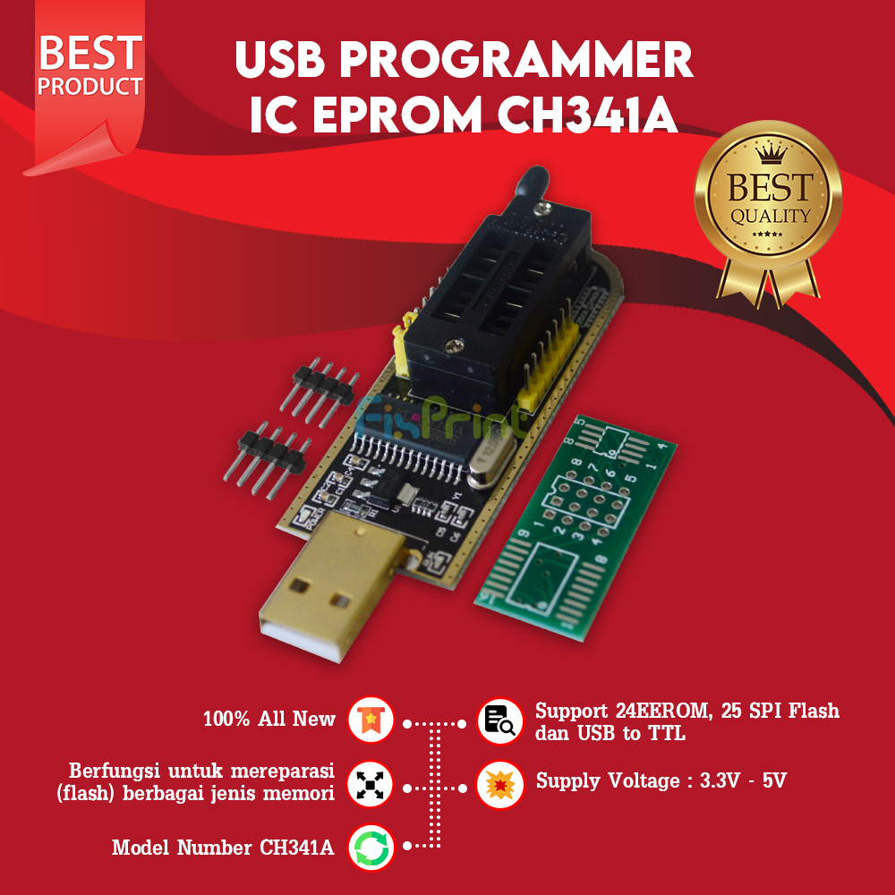 Flash BIOS USB Programmer CH341A