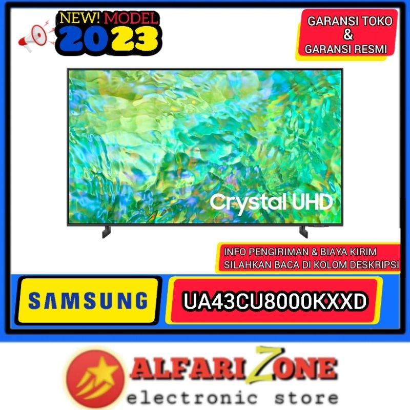 SAMSUNG 43CU8000 Smart TV Samsung 43 inch 4K UA43CU8000 43" CU8000