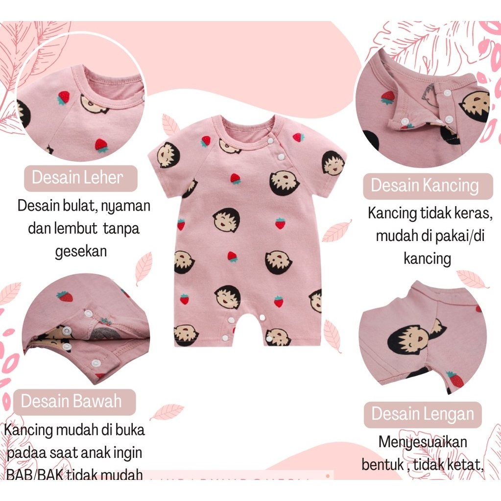 SUHU BABY Romper Bayi Fashion / Jumper Bayi / Baju Kodok Bayi Bahan Catton Anak Laki Laki Perempuan