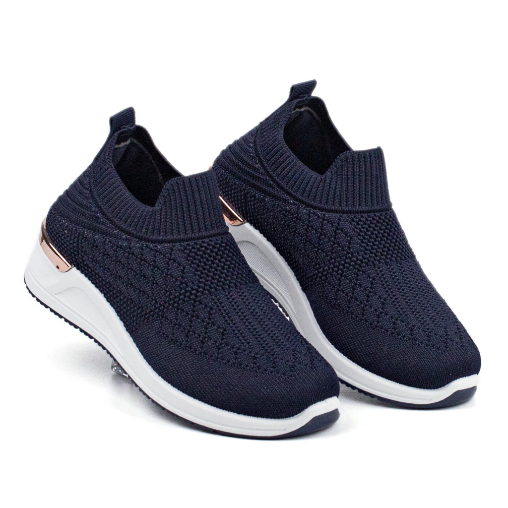 Sepatu Sneakers Import Rajut Anak Anak/Sepatu Casual Olahraga Model Alas Tinggi TG8801