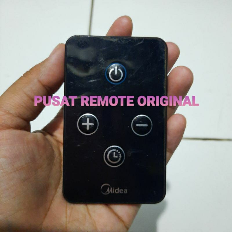 REMOTE REMOT KIPAS MIDEA HITAM ORIGINAL ASLI