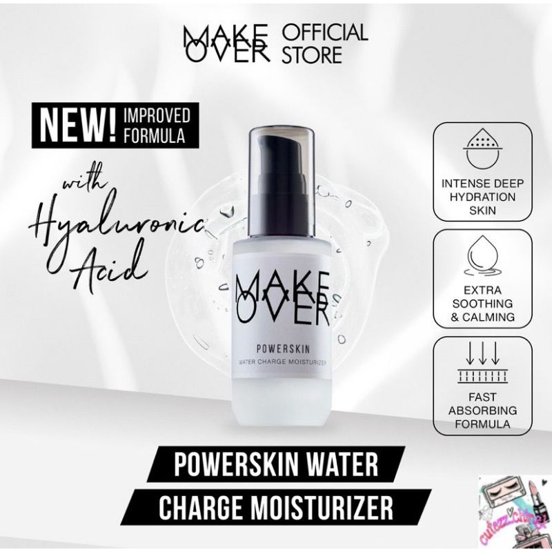 ☃️Cutezz_Ching1☃️MAKE OVER Powerskin Water Charge Moisturizer 42 ml - Face Moisturizer