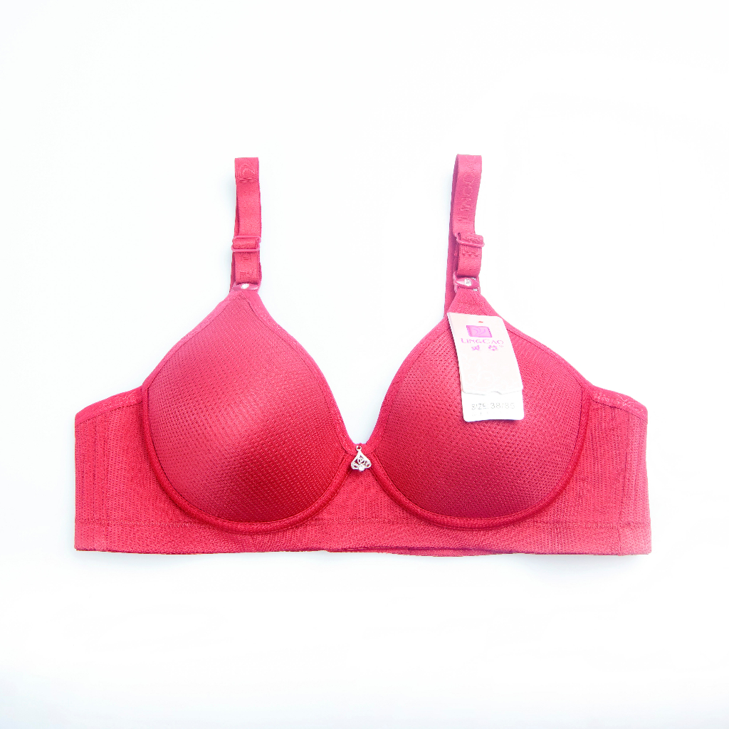 BEE - Bra Push Up Wanita Lingcao Original Tanpa Kawat Cup B Pakaian Dalam B501