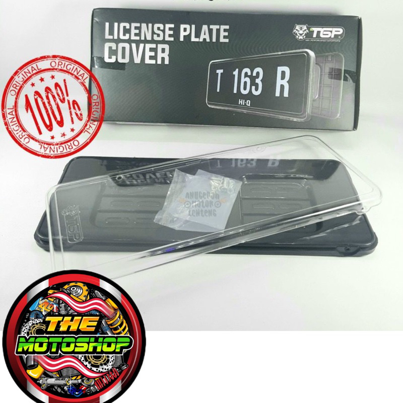 TGP Cover Plat Nomor BENING / License Plate Cover Bening Tutup Plat Nomor Universal untuk Honda Yamaha Beat Scoopy Vario semua tipe motor